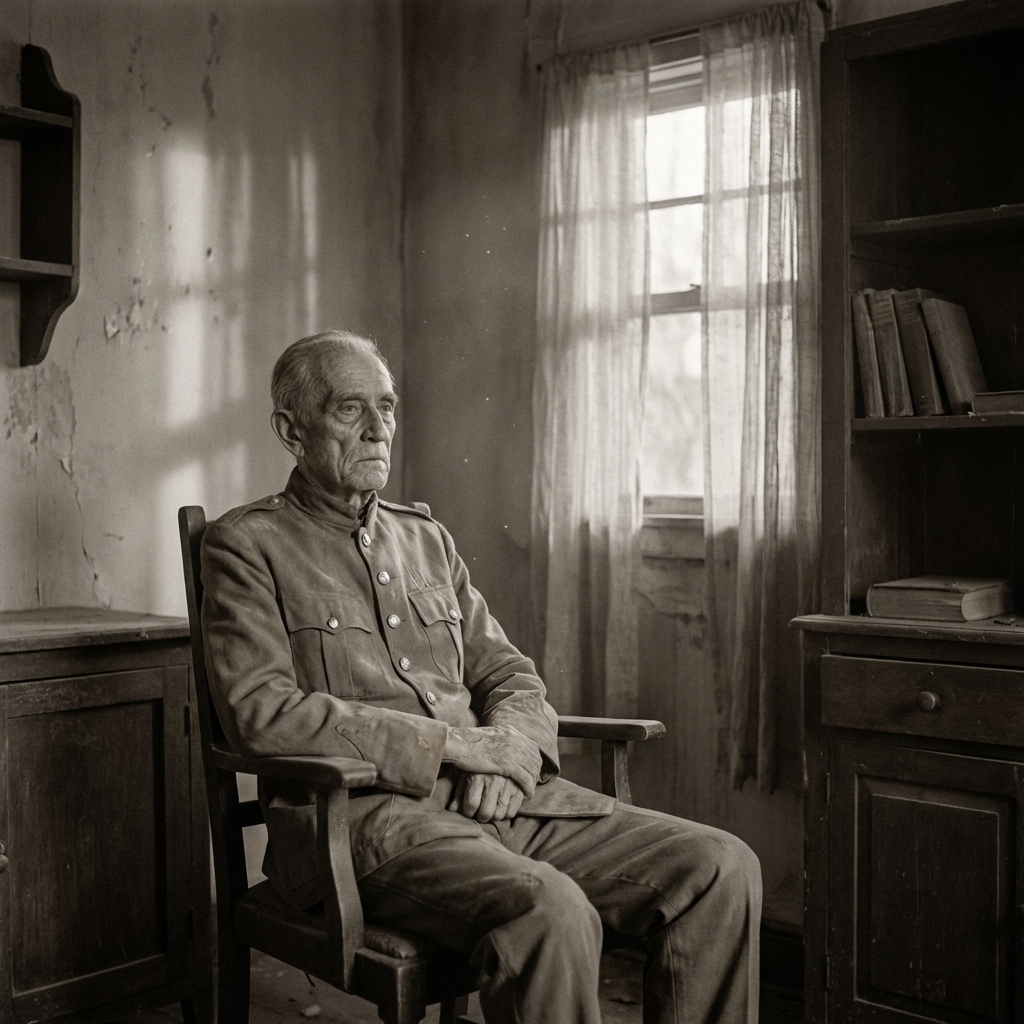 AI visualization of Colonel Aureliano Buendía's Final Moments from One Hundred Years of Solitude