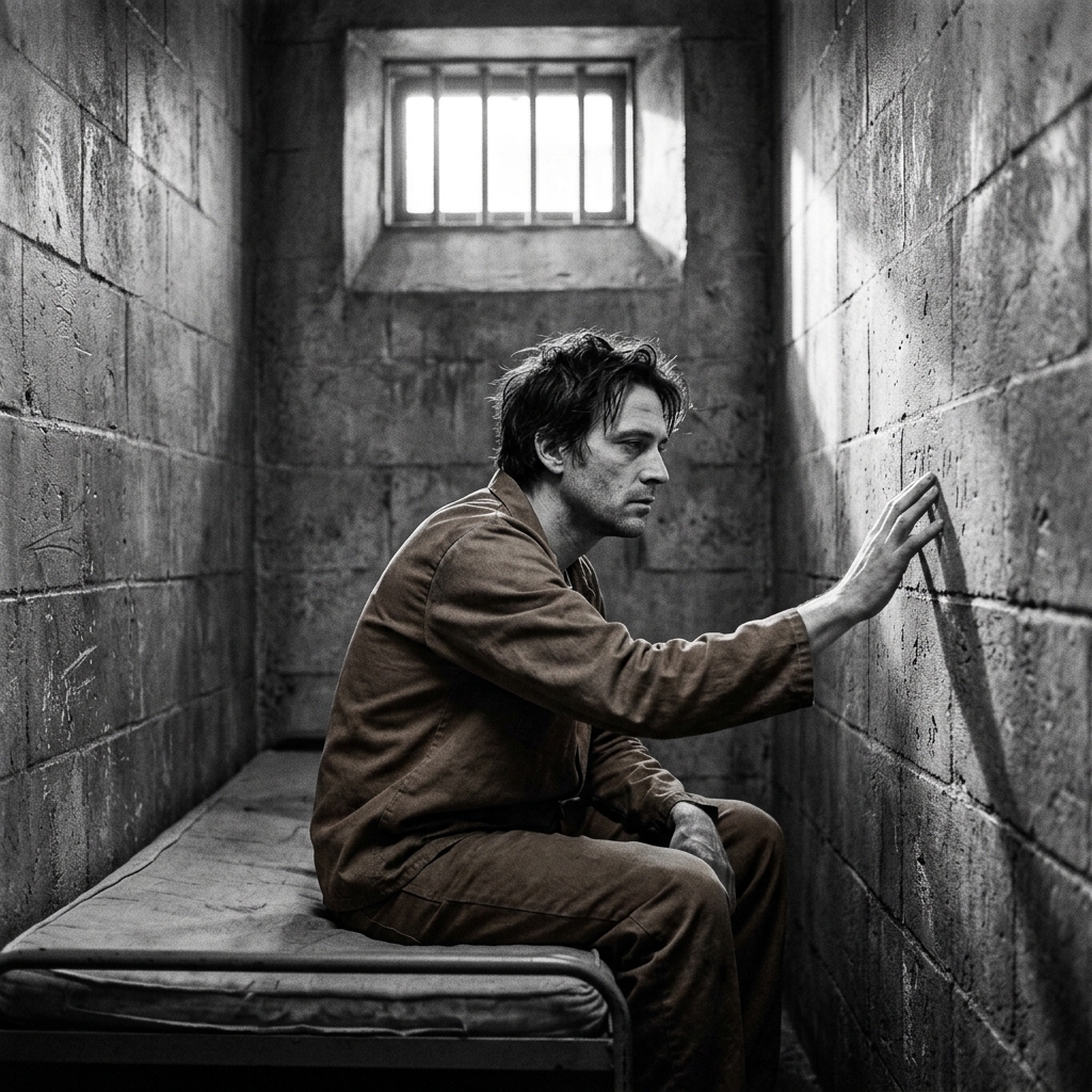 AI visualization of Prison Cell Walls from From A to X